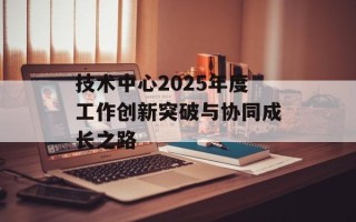 技术中心2025年度工作创新突破与协同成长之路