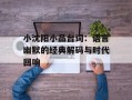 小沈阳小品台词：语言幽默的经典解码与时代回响
