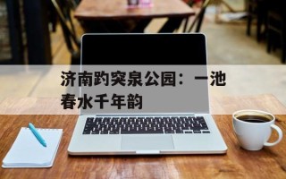 济南趵突泉公园：一池春水千年韵