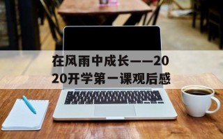 在风雨中成长——2020开学第一课观后感