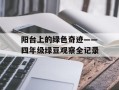 阳台上的绿色奇迹——四年级绿豆观察全记录