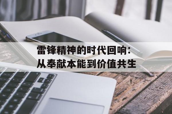 雷锋精神的时代回响：从奉献本能到价值共生-第1张图片-