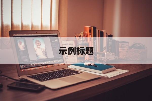 示例标题-第1张图片-